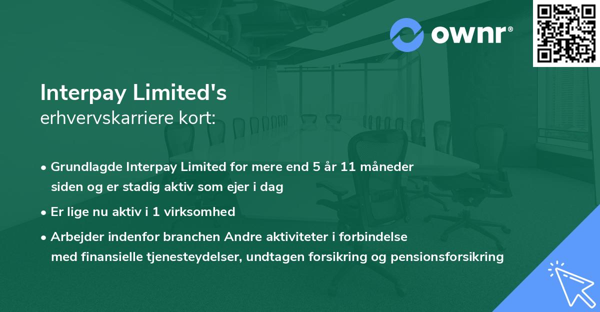 Interpay Limited's erhvervskarriere kort
