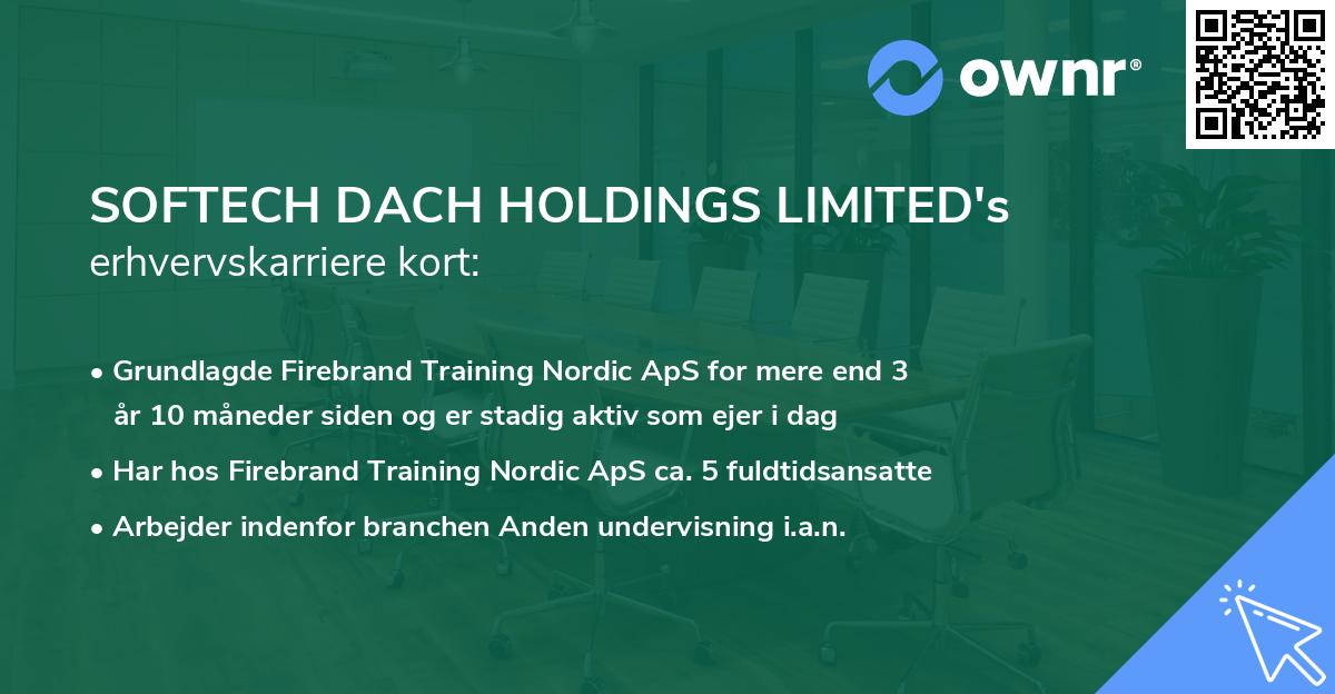 SOFTECH DACH HOLDINGS LIMITED's erhvervskarriere kort