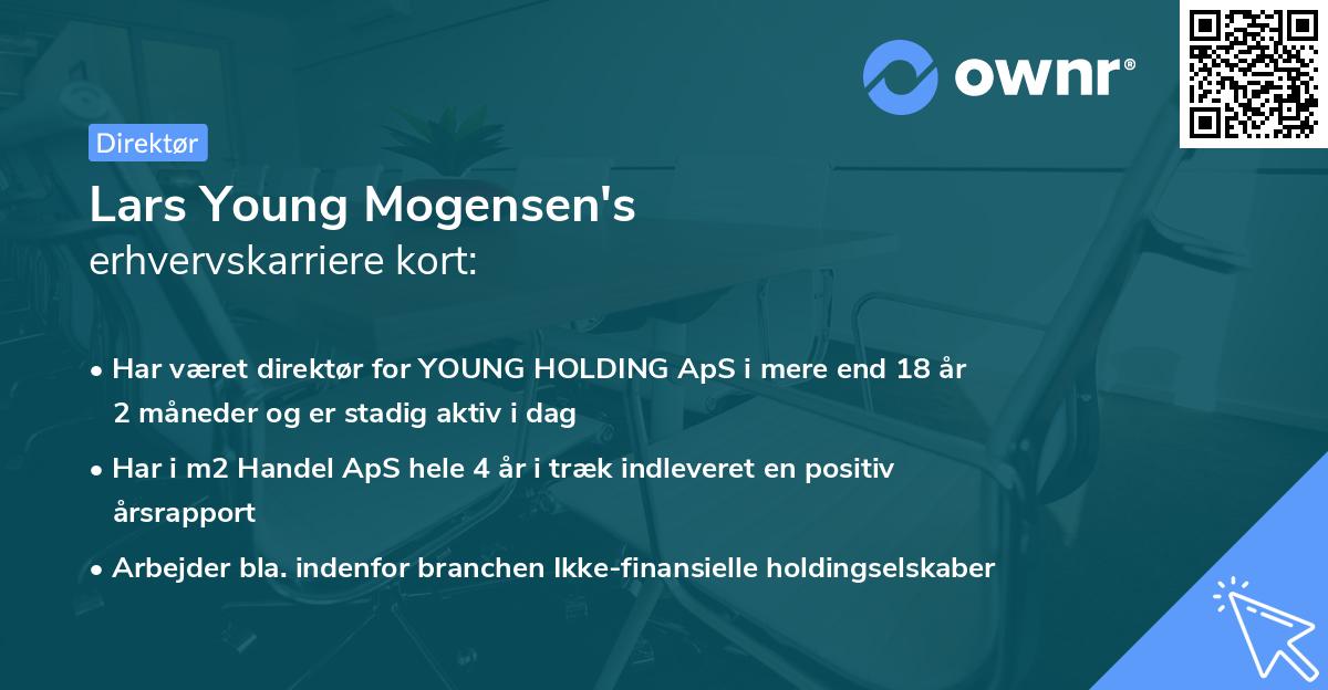 Lars Young Mogensen's erhvervskarriere kort