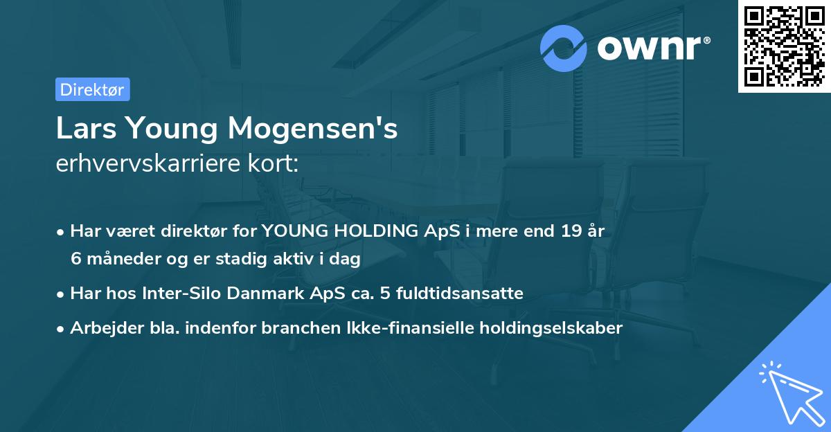 Lars Young Mogensen's erhvervskarriere kort