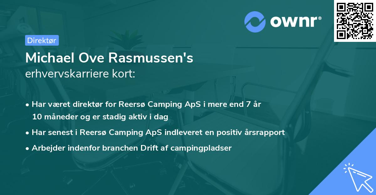 Michael Ove Rasmussen's erhvervskarriere kort