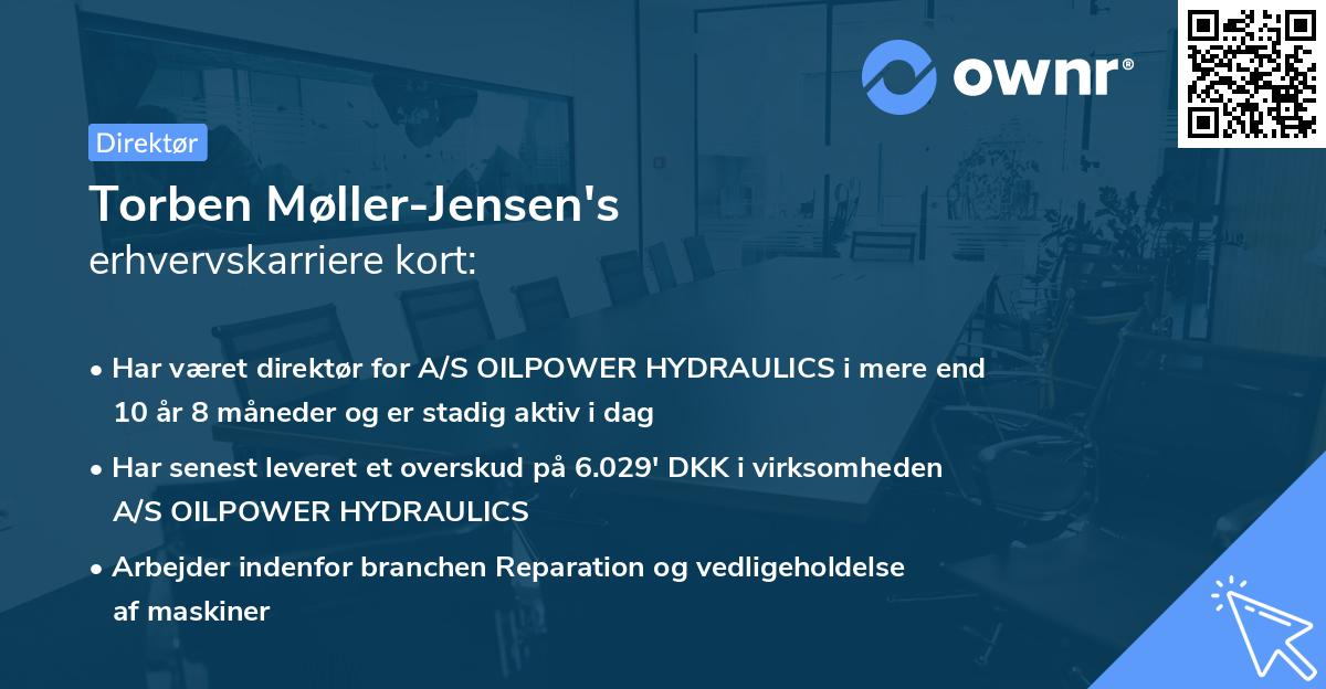 Torben Møller-Jensen's erhvervskarriere kort