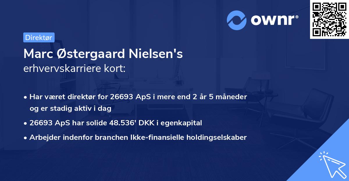 Marc Østergaard Nielsen's erhvervskarriere kort