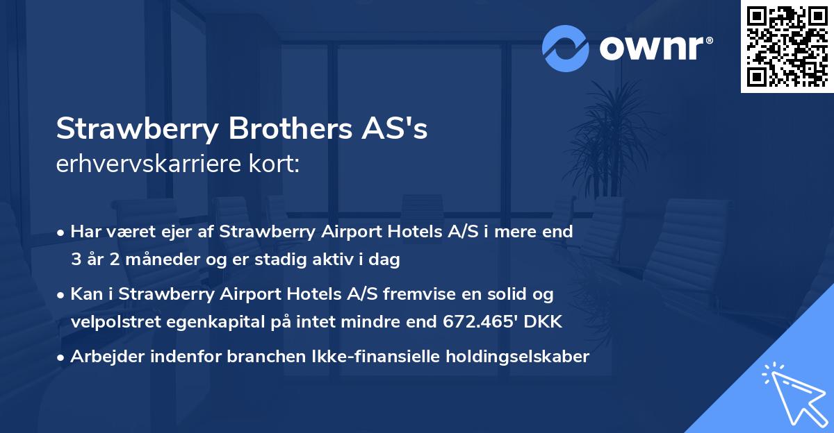 Strawberry Brothers AS's erhvervskarriere kort