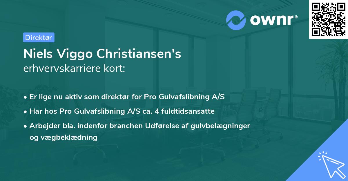 Niels Viggo Christiansen's erhvervskarriere kort