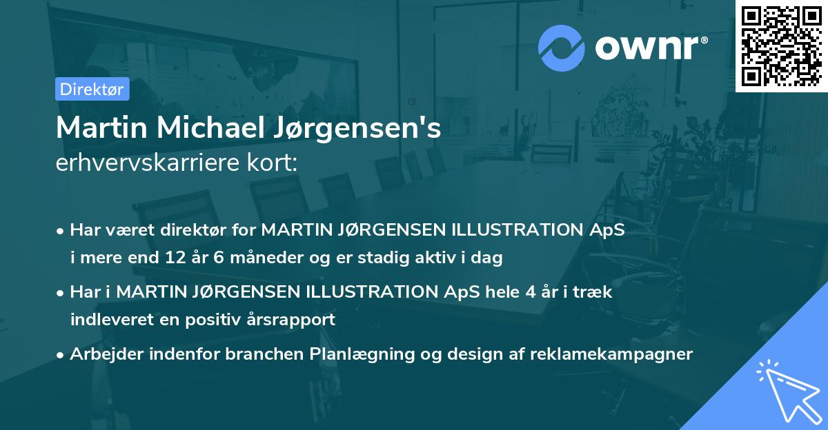 Martin Michael Jørgensen's erhvervskarriere kort