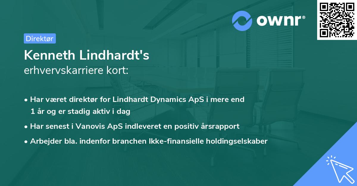 Kenneth Lindhardt's erhvervskarriere kort
