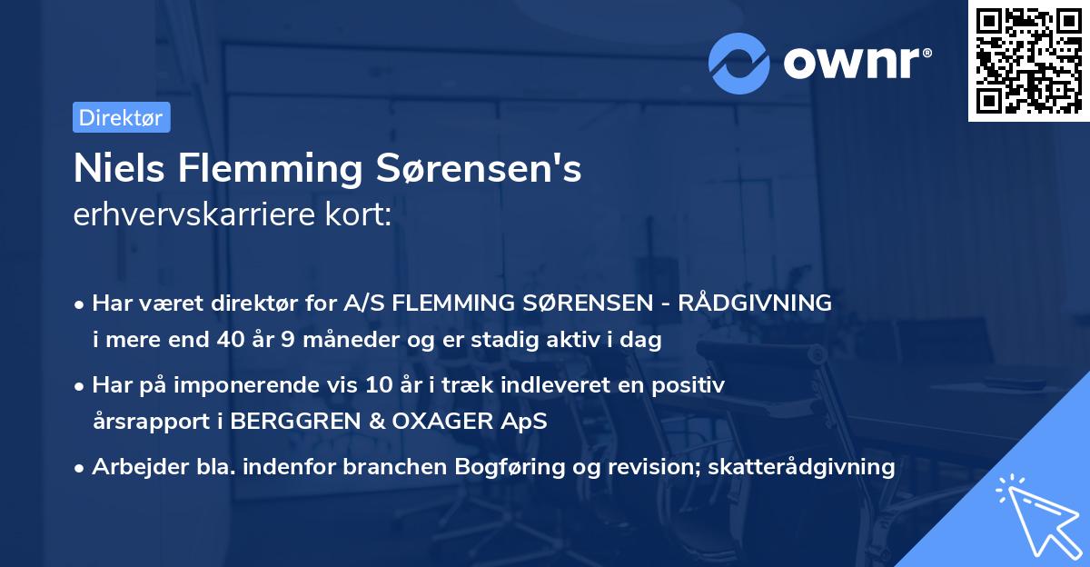 Niels Flemming Sørensen's erhvervskarriere kort