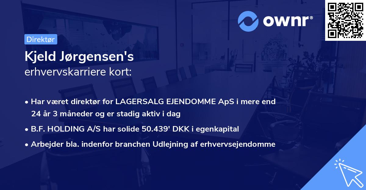 Kjeld Jørgensen's erhvervskarriere kort