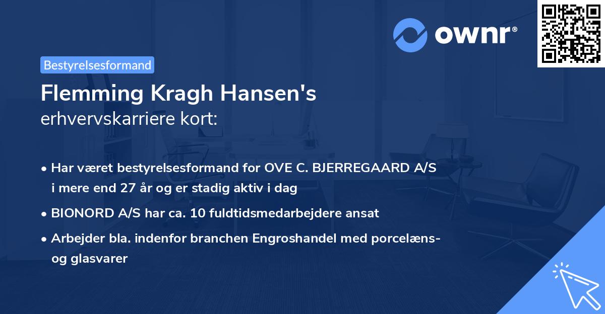 Flemming Kragh Hansen's erhvervskarriere kort