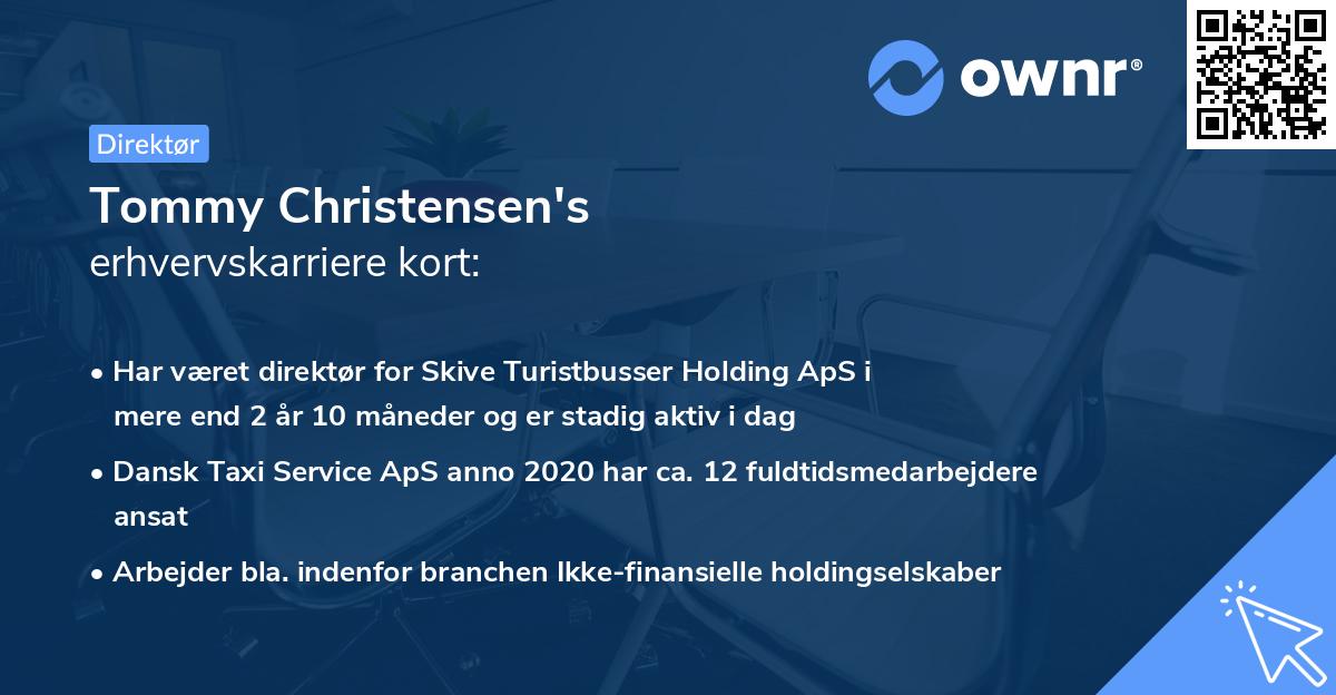 Tommy Christensen's erhvervskarriere kort