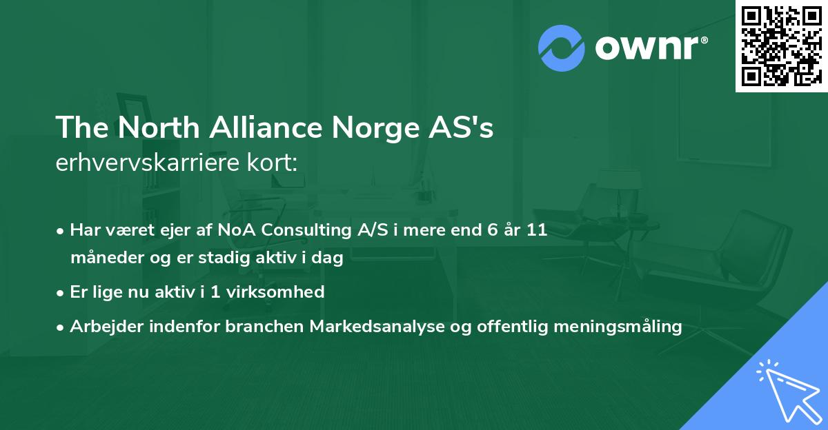 The North Alliance Norge AS's erhvervskarriere kort