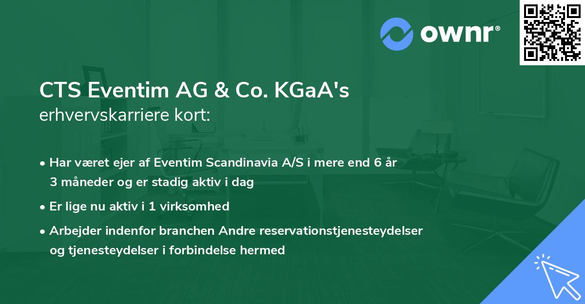 CTS Eventim AG & Co. KGaA's erhvervskarriere kort