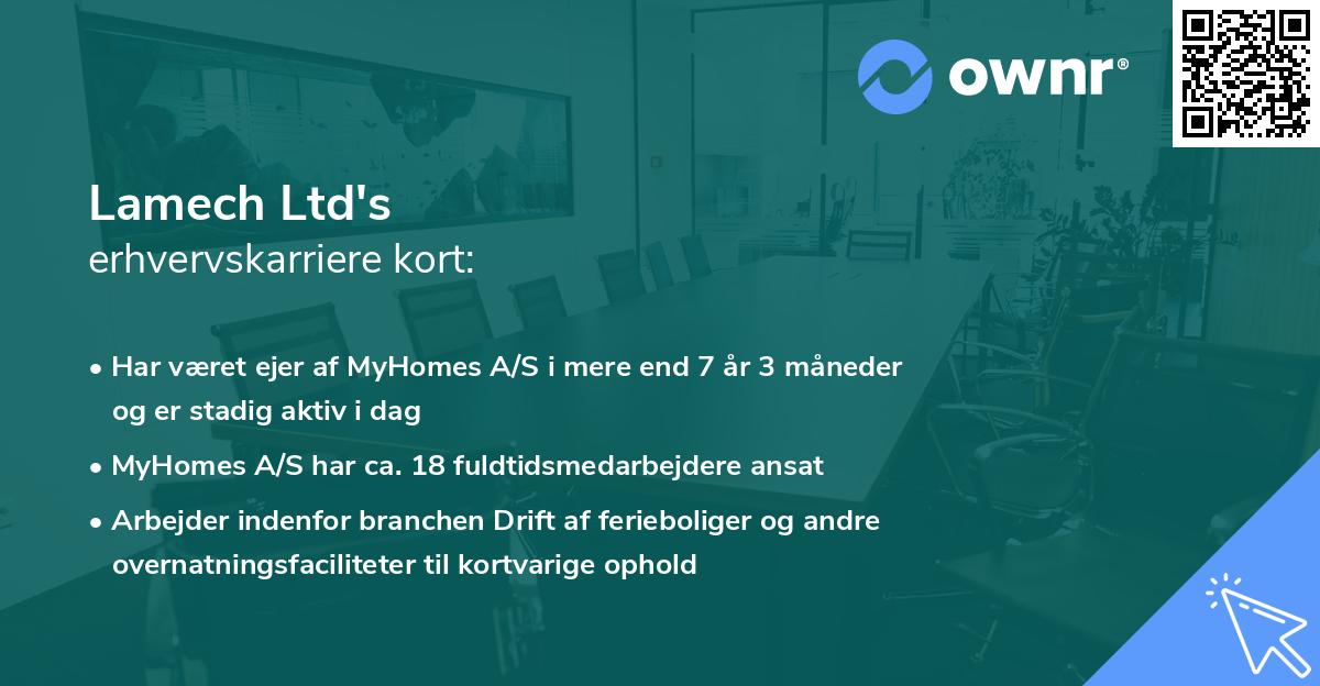 Lamech Ltd's erhvervskarriere kort