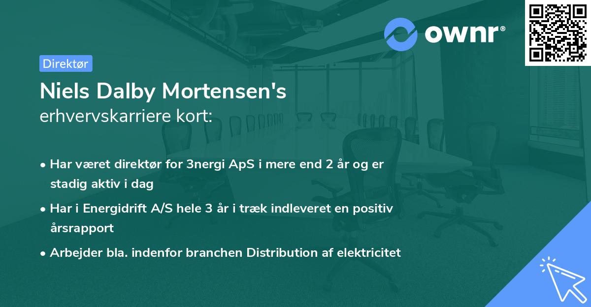 Niels Dalby Mortensen's erhvervskarriere kort