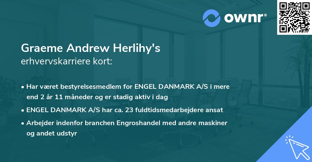 Graeme Andrew Herlihy's erhvervskarriere kort