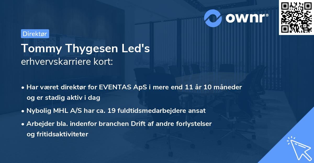 Tommy Thygesen Led's erhvervskarriere kort