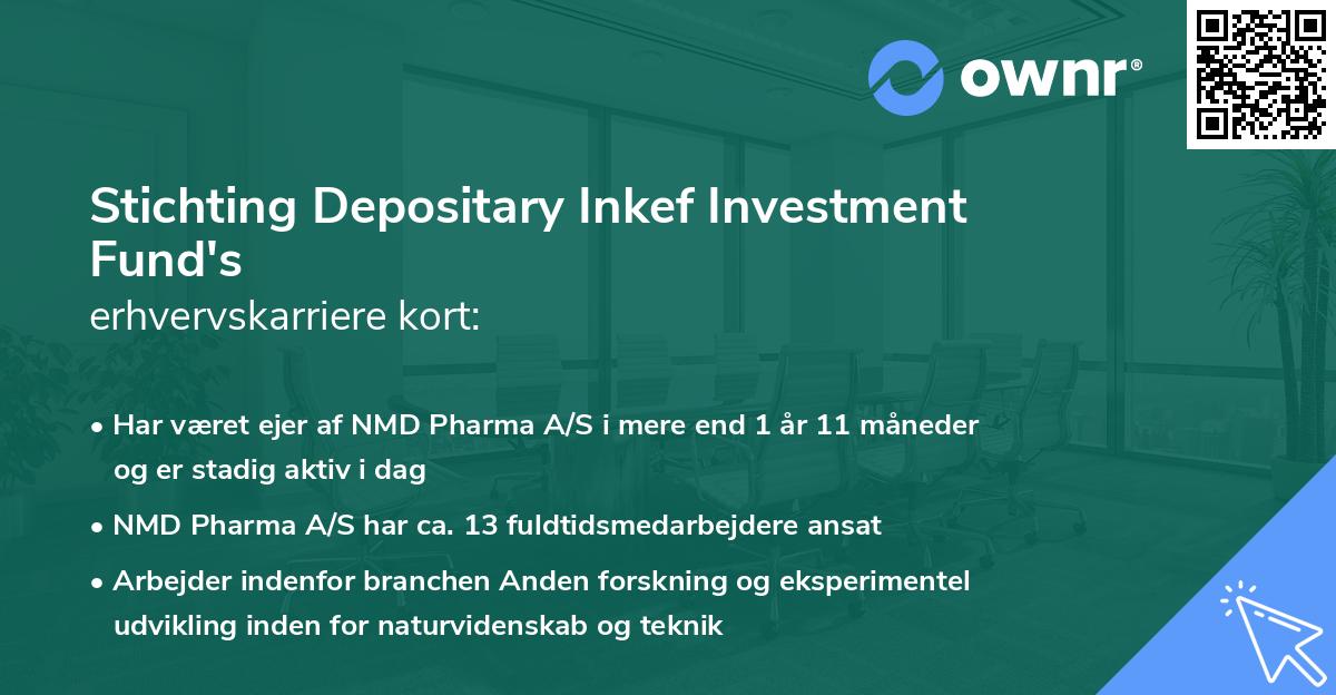 Stichting Depositary Inkef Investment Fund's erhvervskarriere kort