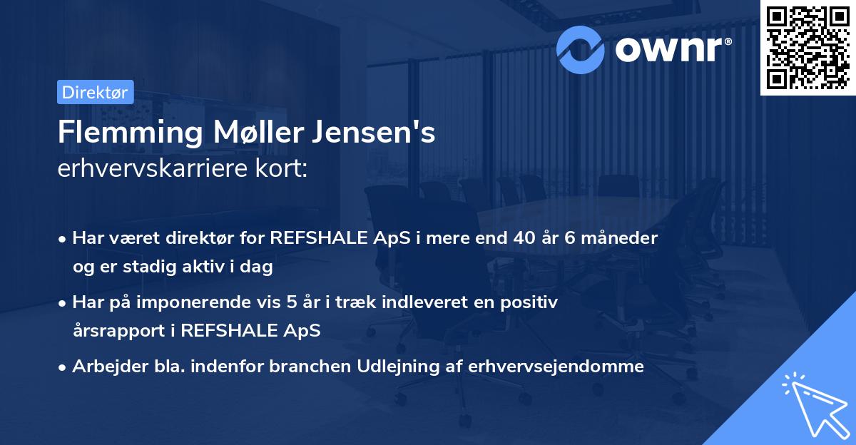 Flemming Møller Jensen's erhvervskarriere kort