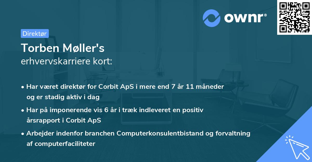 Torben Møller's erhvervskarriere kort