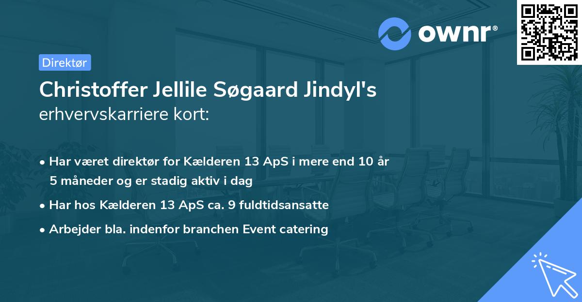 Christoffer Jellile Søgaard Jindyl's erhvervskarriere kort