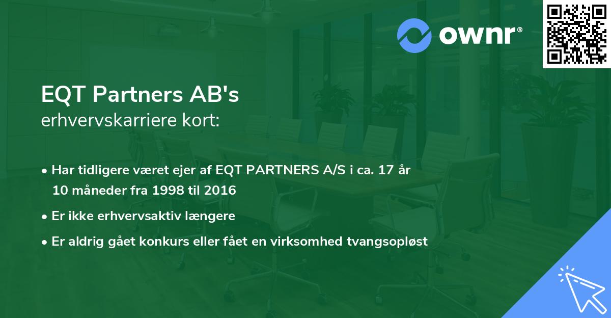 EQT Partners AB's erhvervskarriere kort