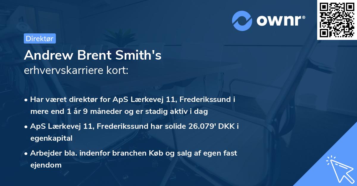 Andrew Brent Smith's erhvervskarriere kort