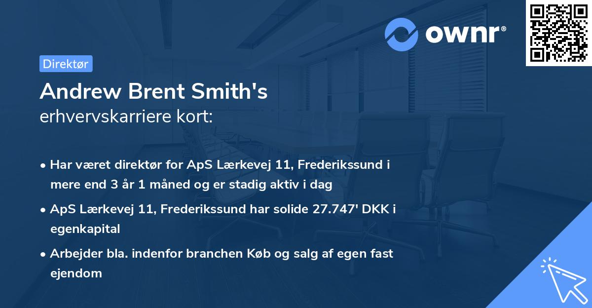 Andrew Brent Smith's erhvervskarriere kort