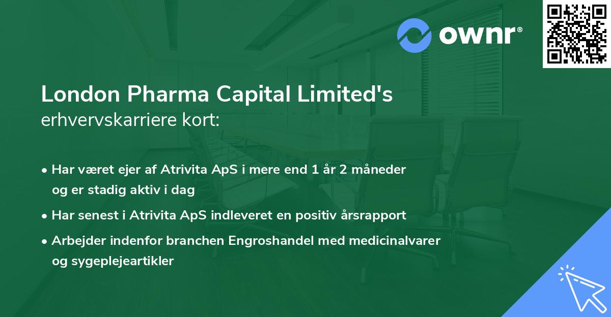 London Pharma Capital Limited's erhvervskarriere kort