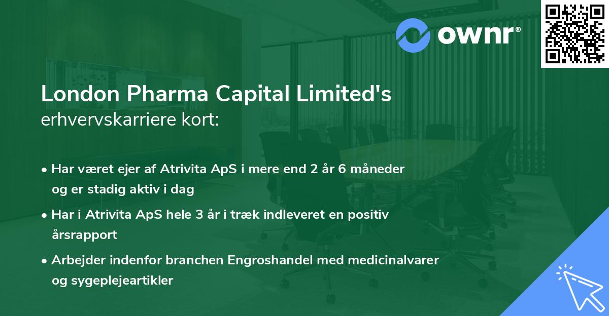 London Pharma Capital Limited's erhvervskarriere kort