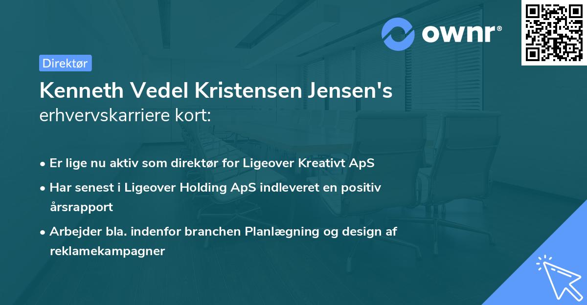 Kenneth Vedel Kristensen Jensen's erhvervskarriere kort