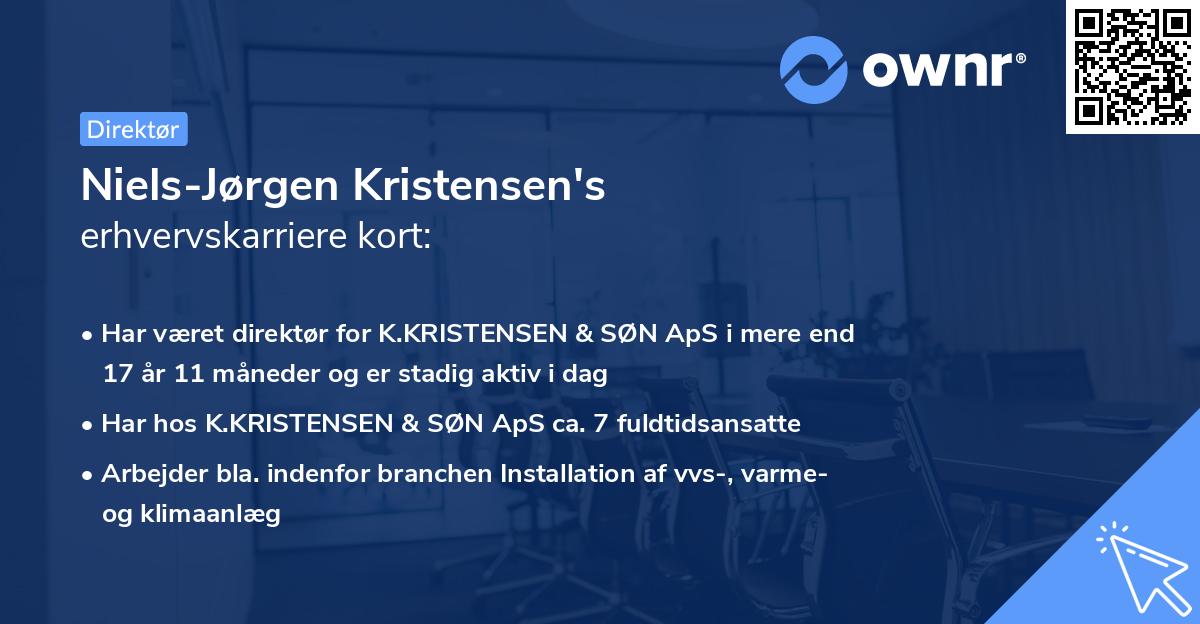 Niels-Jørgen Kristensen's erhvervskarriere kort