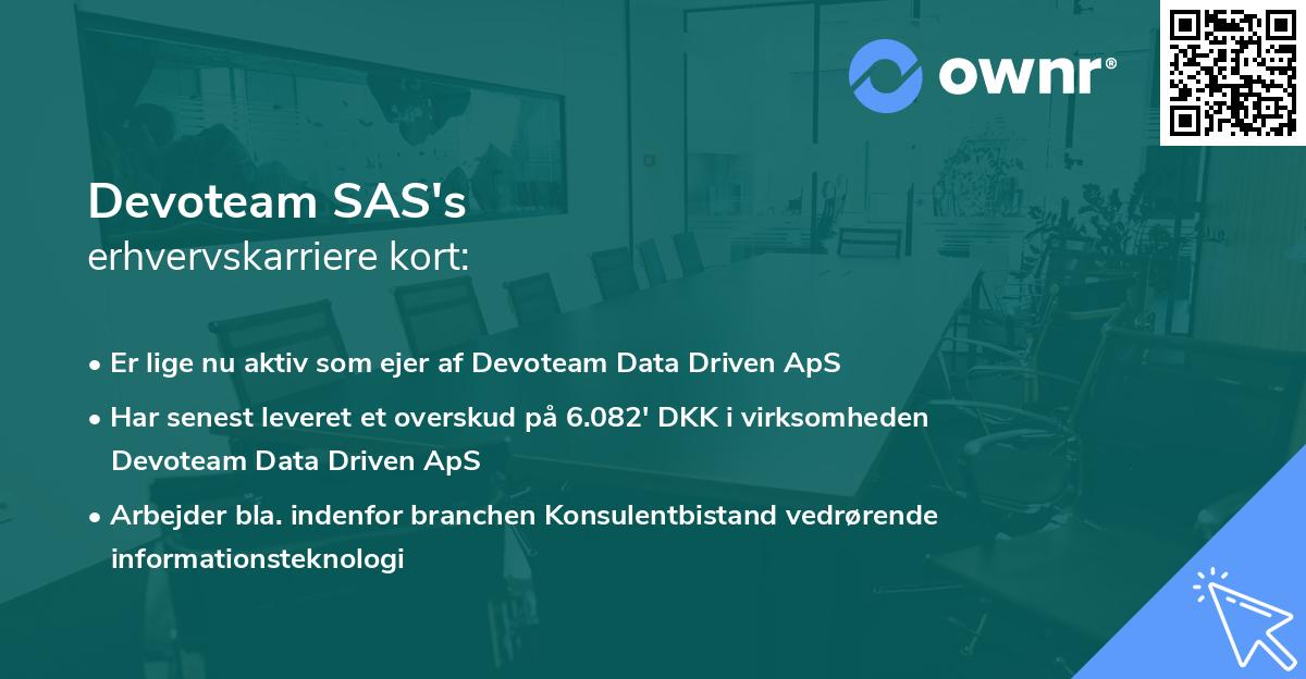 Devoteam SAS's erhvervskarriere kort