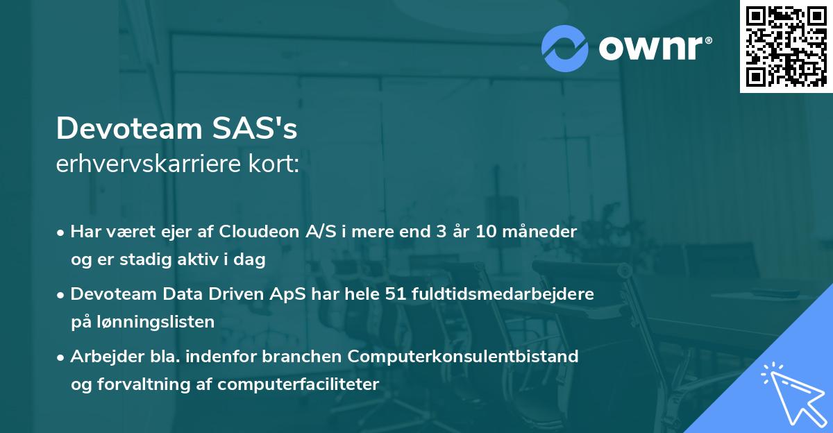 Devoteam SAS's erhvervskarriere kort