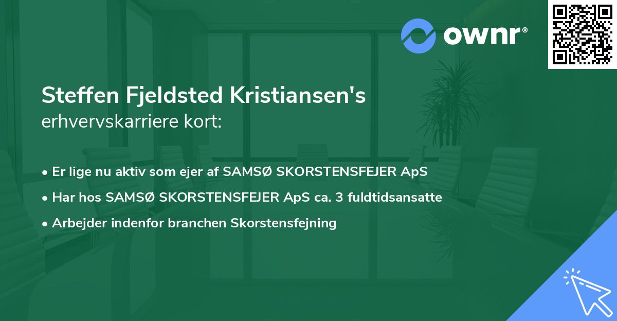 Steffen Fjeldsted Kristiansen's erhvervskarriere kort