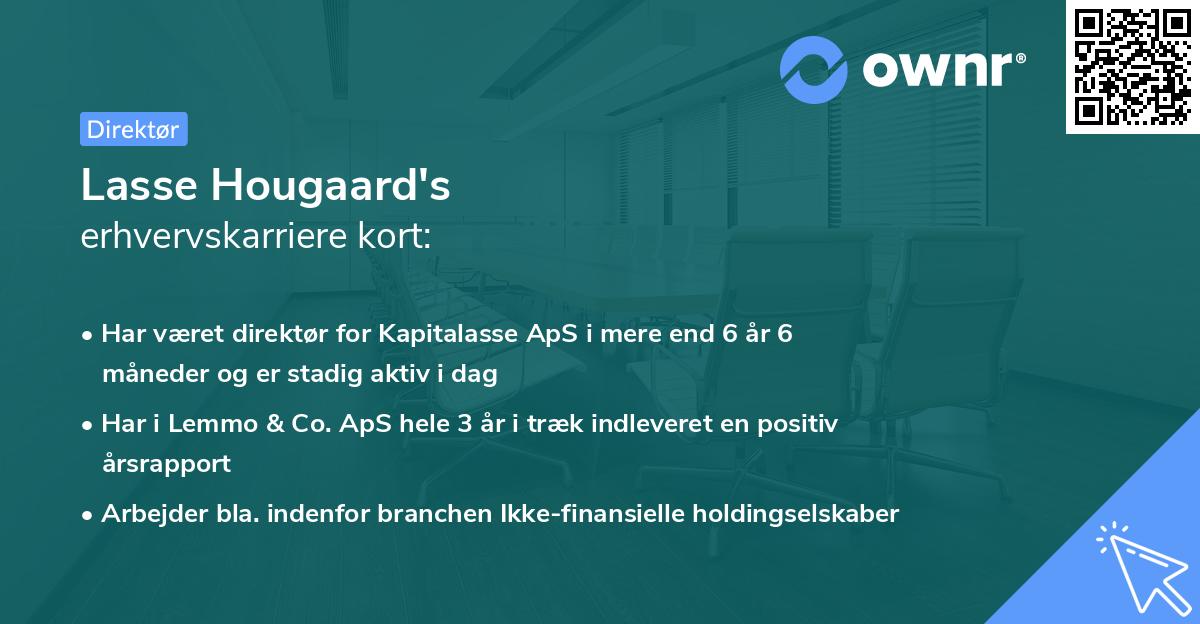 Lasse Hougaard's erhvervskarriere kort