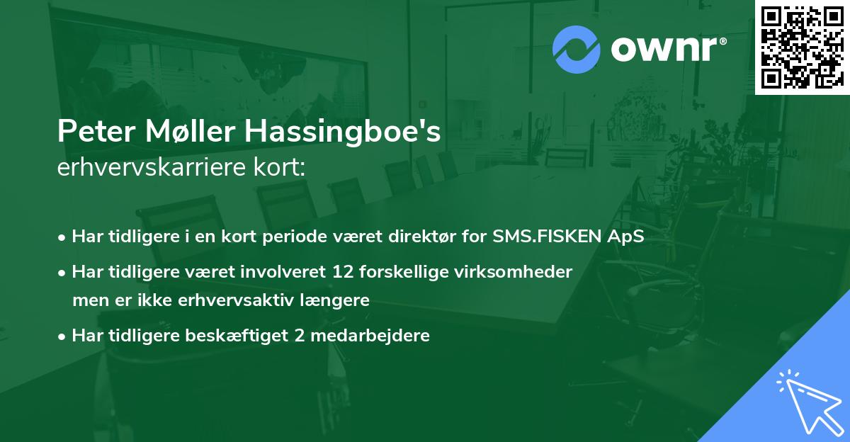 Peter Møller Hassingboe's erhvervskarriere kort