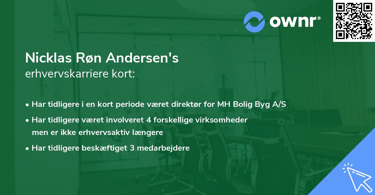 Nicklas Røn Andersen's erhvervskarriere kort