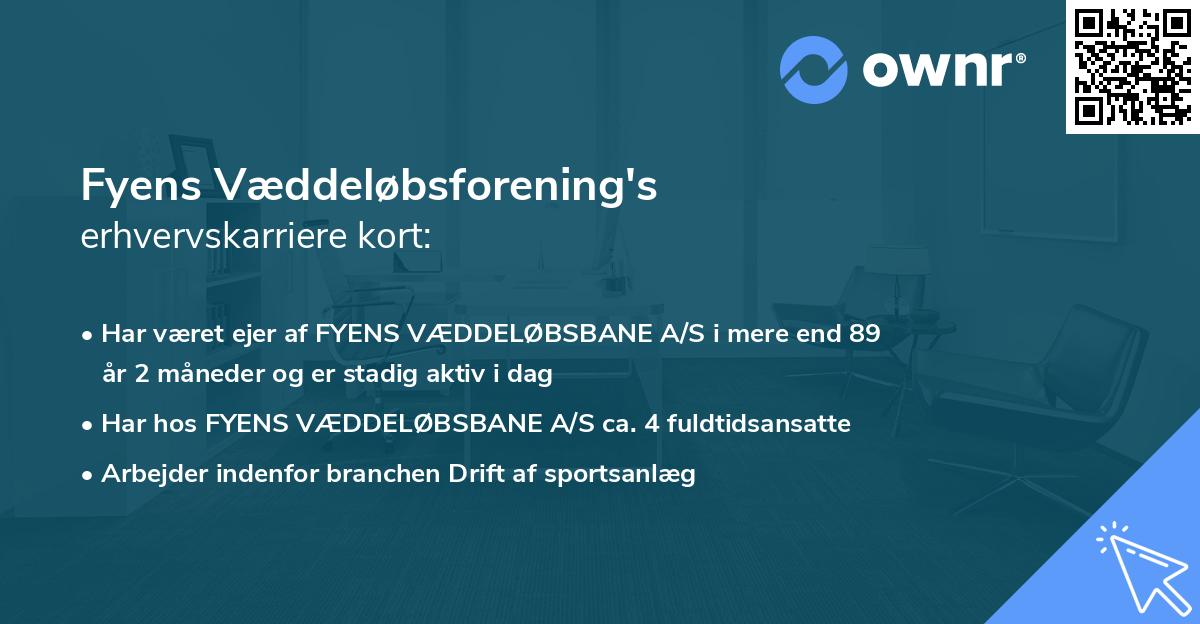 Fyens Væddeløbsforening's erhvervskarriere kort