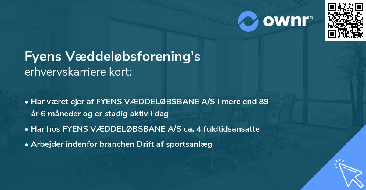 Fyens Væddeløbsforening's erhvervskarriere kort