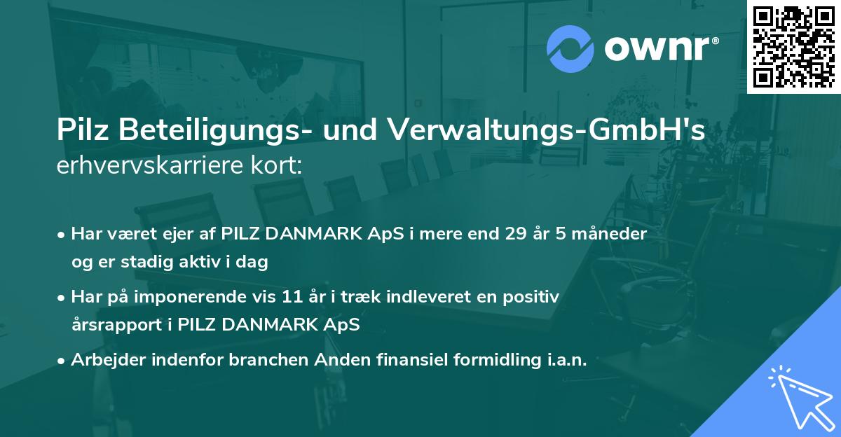 Pilz Beteiligungs- und Verwaltungs-GmbH's erhvervskarriere kort