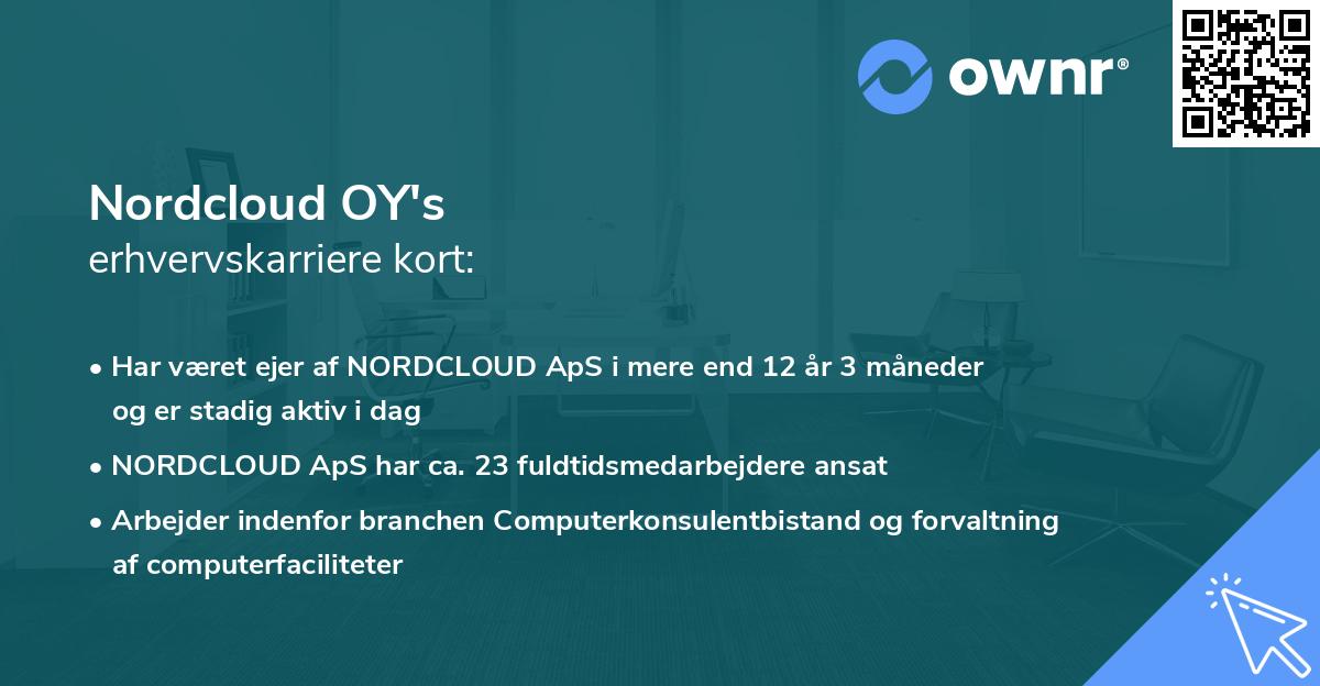 Nordcloud OY's erhvervskarriere kort