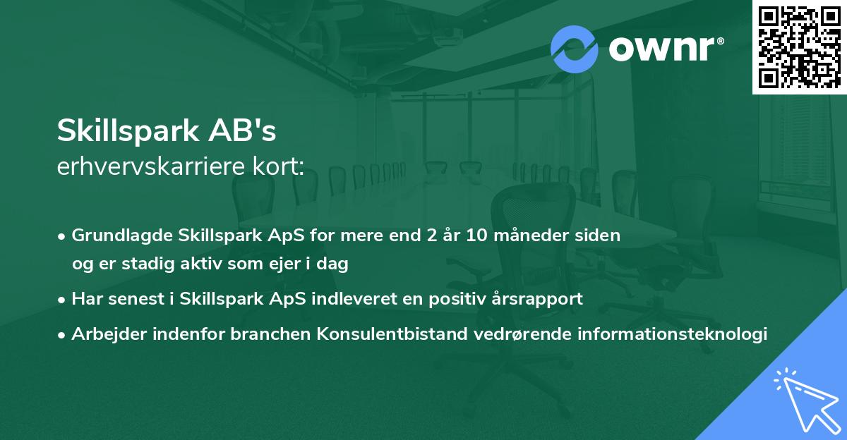 Skillspark AB's erhvervskarriere kort