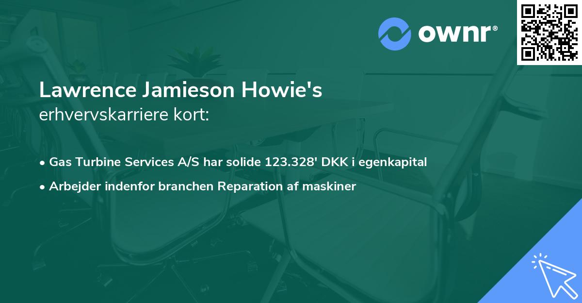 Lawrence Jamieson Howie's erhvervskarriere kort