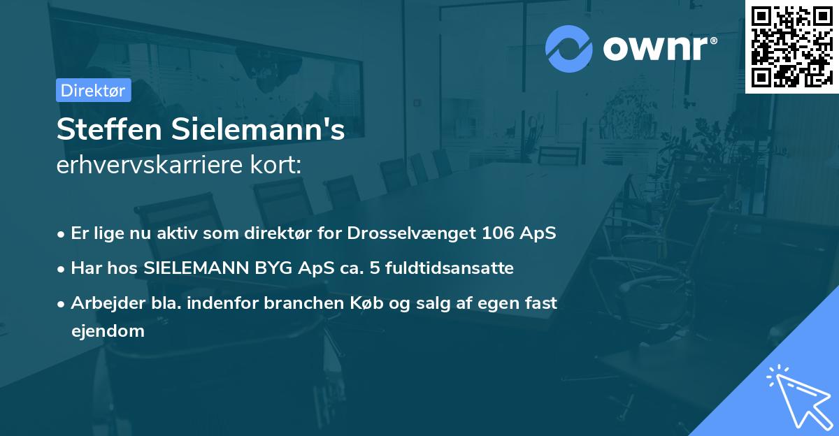 Steffen Sielemann's erhvervskarriere kort