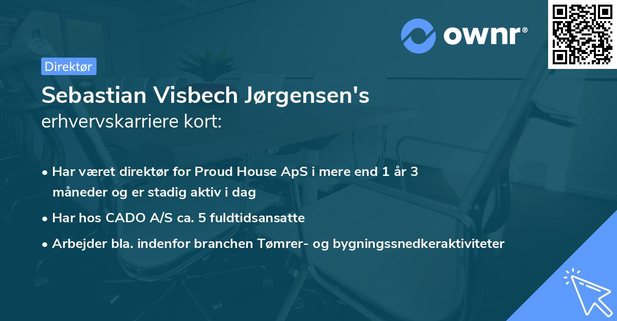 Sebastian Visbech Jørgensen's erhvervskarriere kort