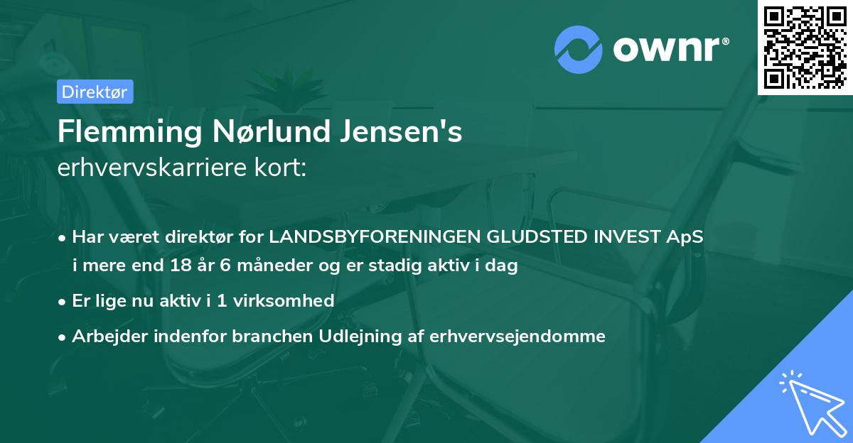 Flemming Nørlund Jensen's erhvervskarriere kort