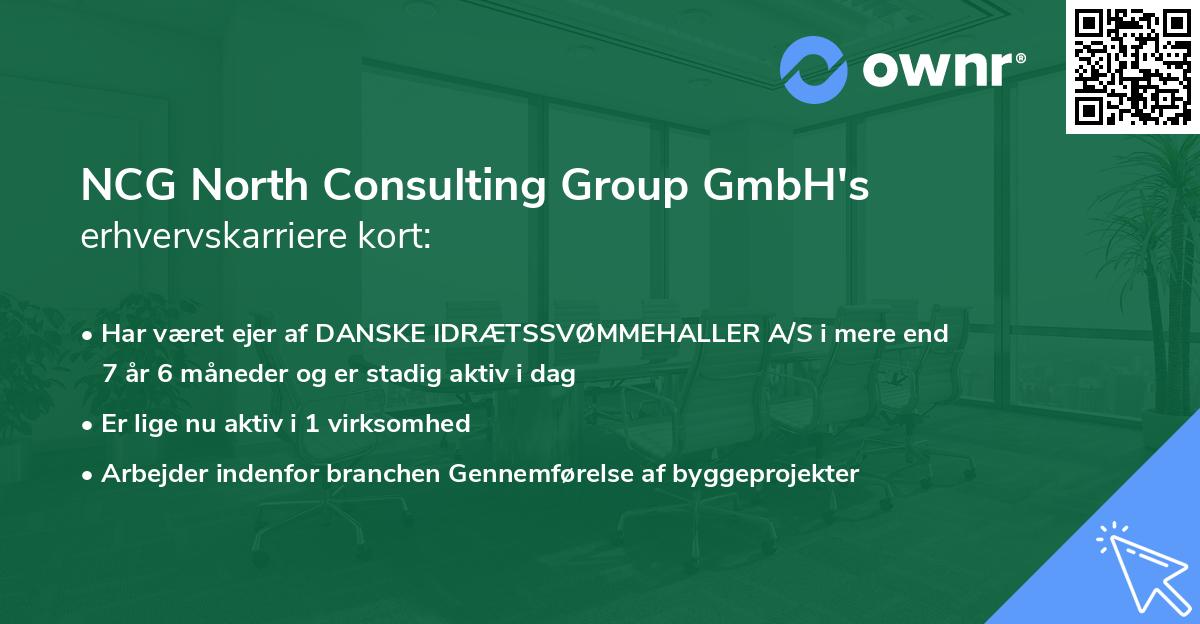 NCG North Consulting Group GmbH's erhvervskarriere kort