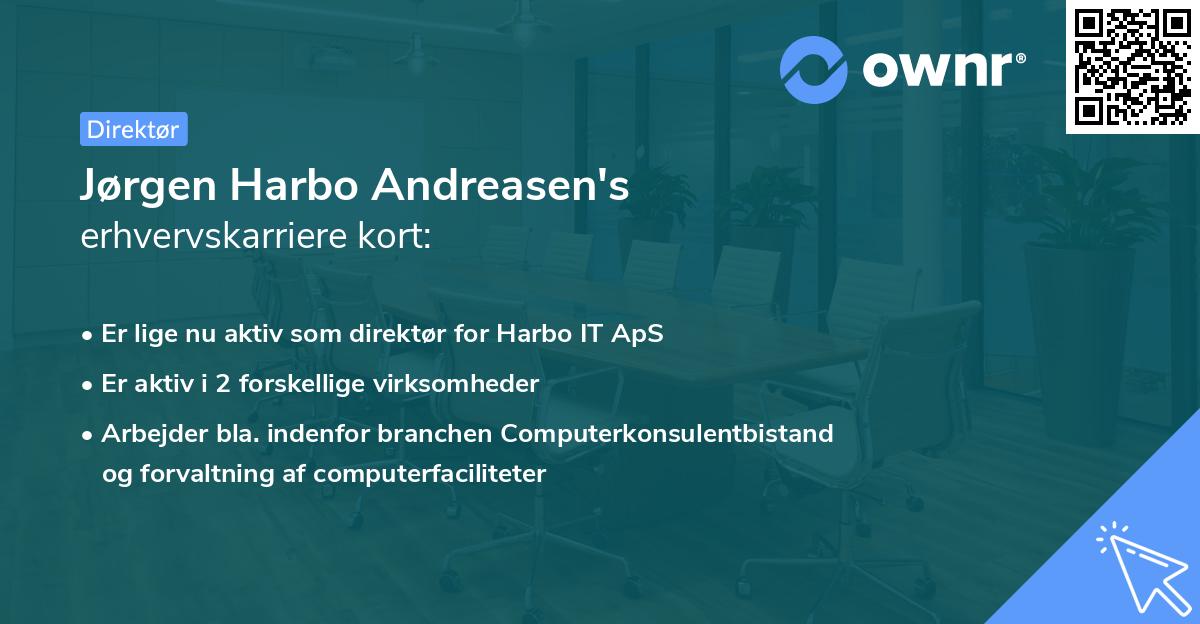 Jørgen Harbo Andreasen's erhvervskarriere kort