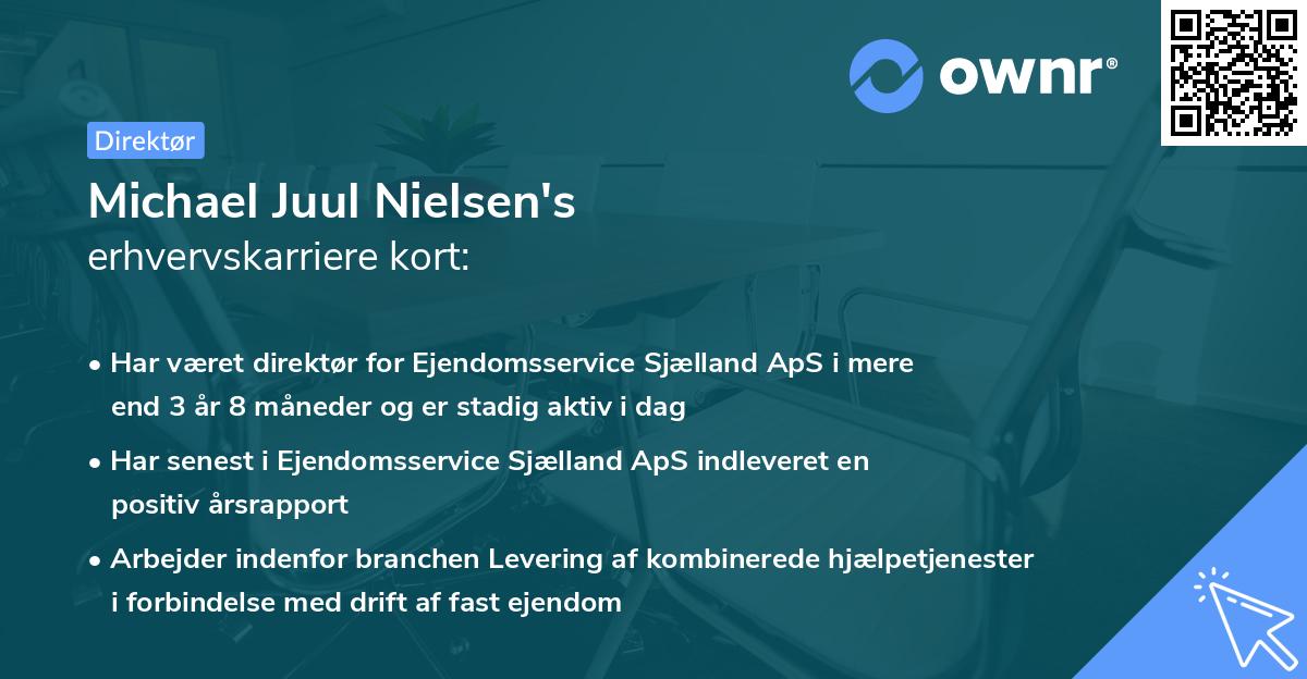 Michael Juul Nielsen's erhvervskarriere kort
